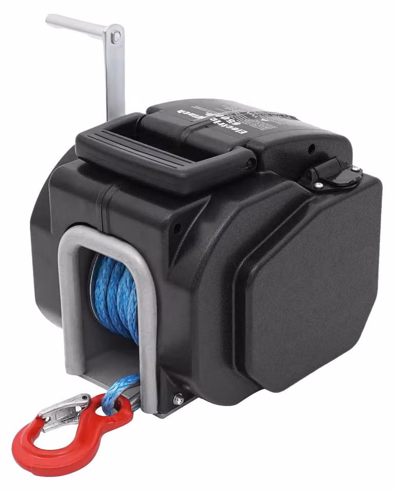 Verricello marino, capacità di sollevamento di 2950 kg, alimentazione a 12V, lunghezza del cavo di 10 metri, telecomando con cavo, motore a magnete permanente