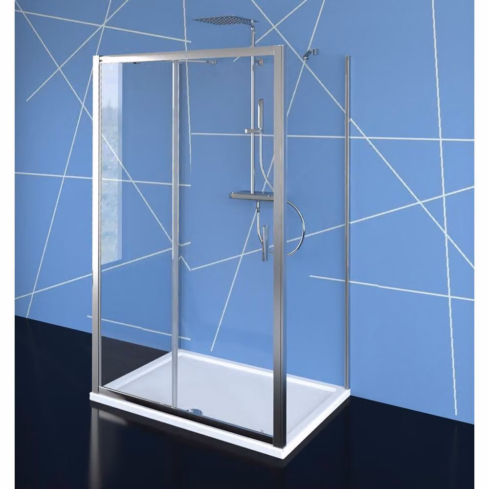 Cabina doccia EASY LINE -U-cabina, 1200x800mm, variante L/R, vetro trasparente