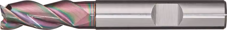 Fresa a gambo DIN 6527 L tipo W, diametro nominale 12 mm, punta VHM speciale 38/40 DIN 6535 HB, numero di taglienti 3, lunga