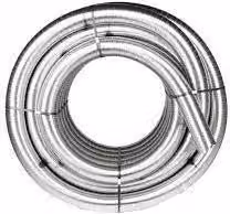 Tubo flessibile liscio Coxe By Edilidrico colore argento, diametro 130 mm, lunghezza 30 m
