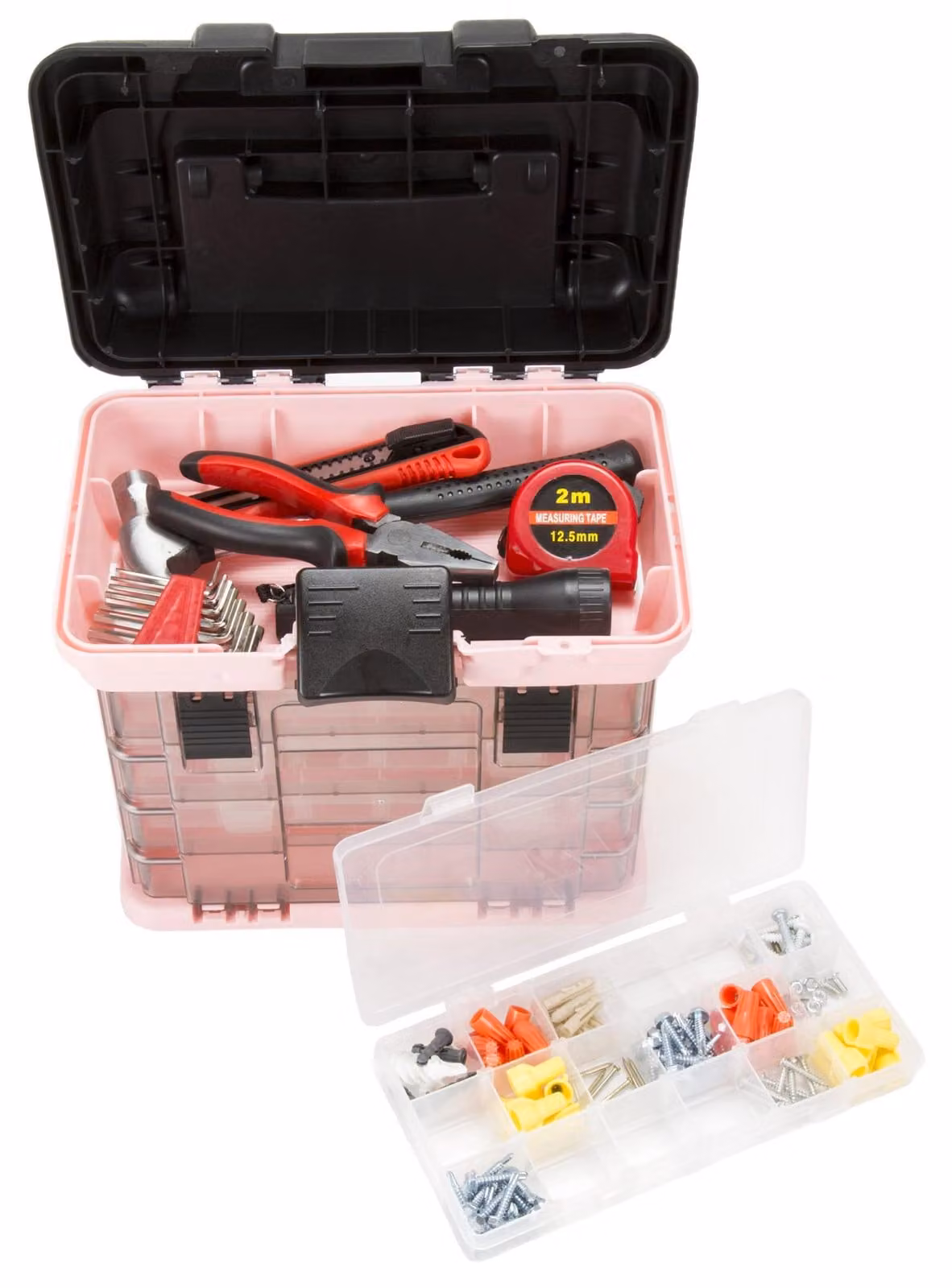 Custodia robusta per utensili e accessori Stalwart (Rosa) - Valigetta per utensili Orga, resistente
