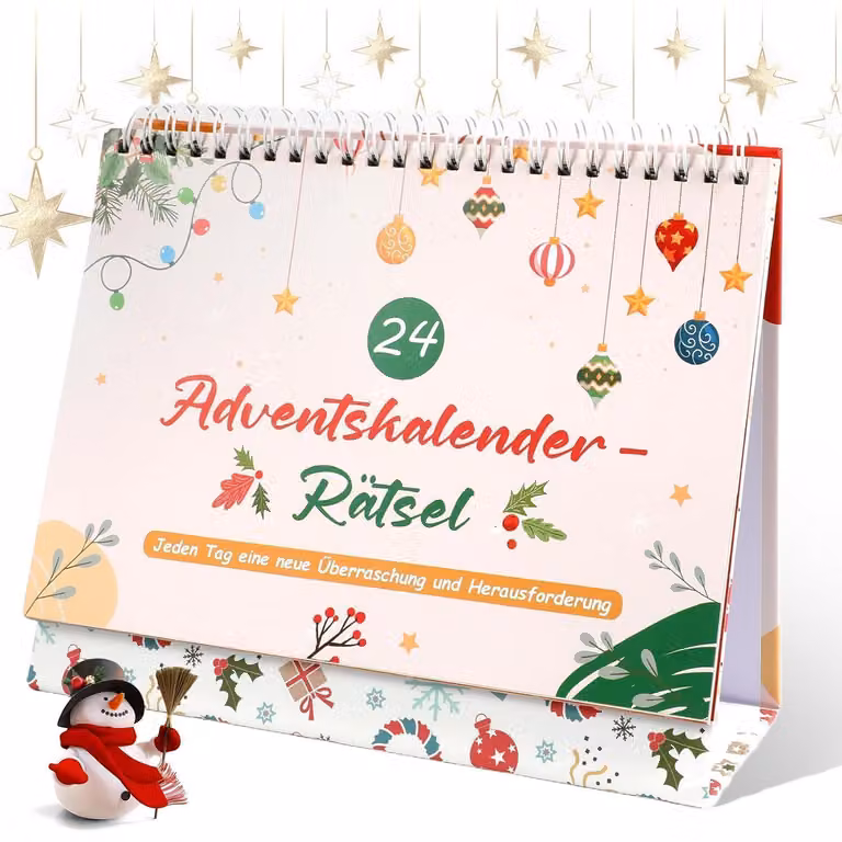 Calendario dell'Avvento 2025 per bambini: piccoli elfi, puzzle, regali, 24 sorprese