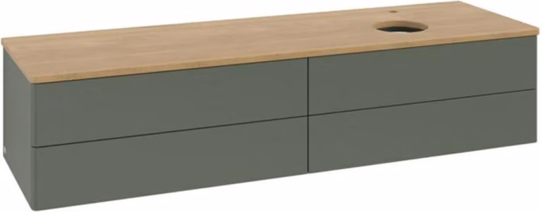 V&B Mobiletto senza struttura frontale - illuminazione Antao 160x50cm, HL, WBP hon. Oa, le gre. m Lac