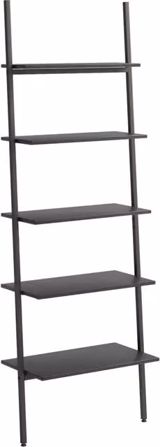 Scaffale Pendente a 5 Livelli Nero 64x34x185,5 cm CFW2879582