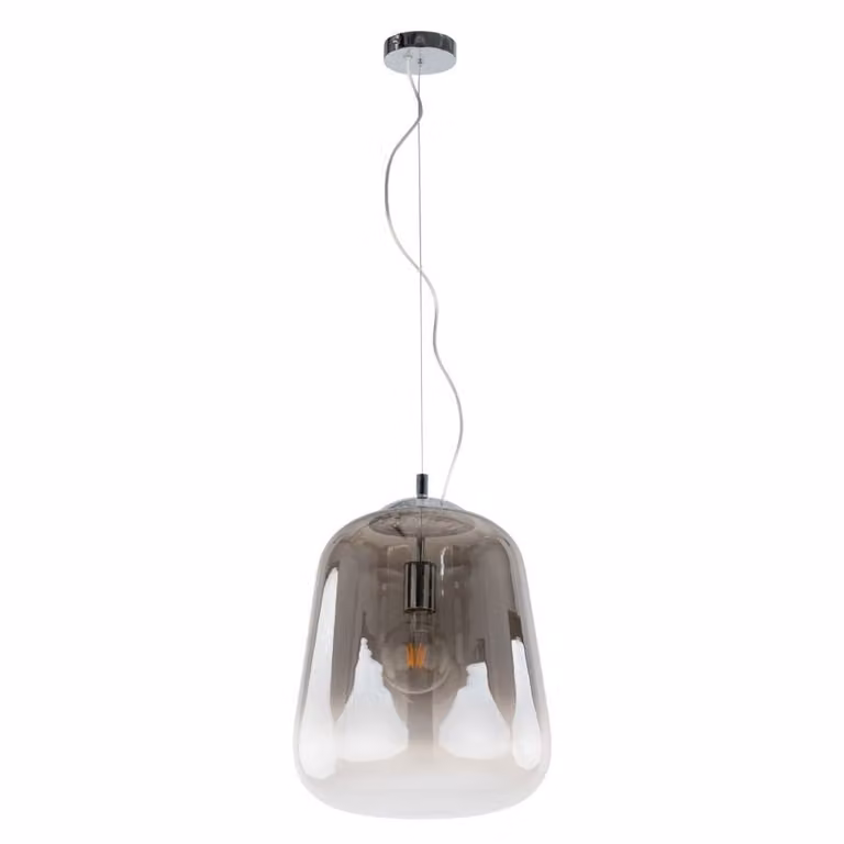 Italux Lanila, lampada a sospensione moderna fumé MD-1712-4