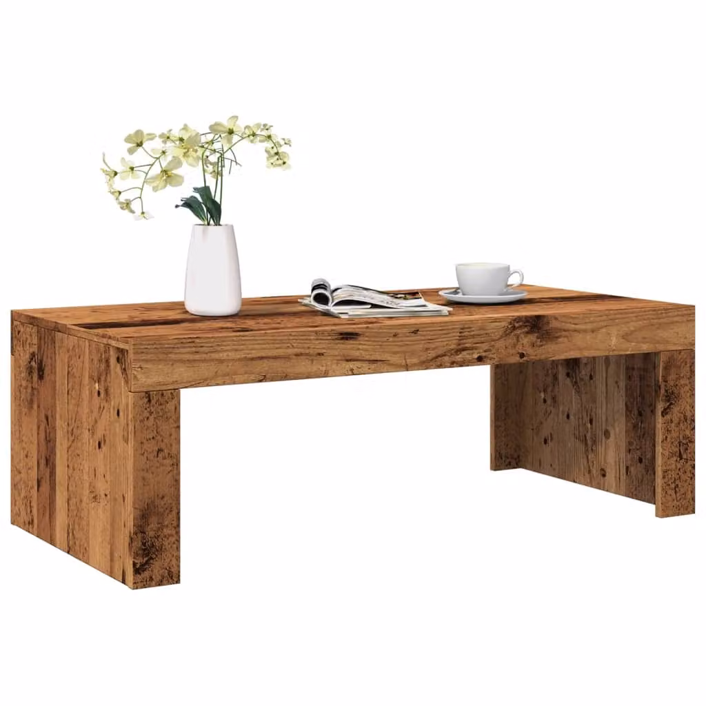 Maison Exclusive - Tavolino effetto legno antico 102x50x35 cm Materiale ligneo