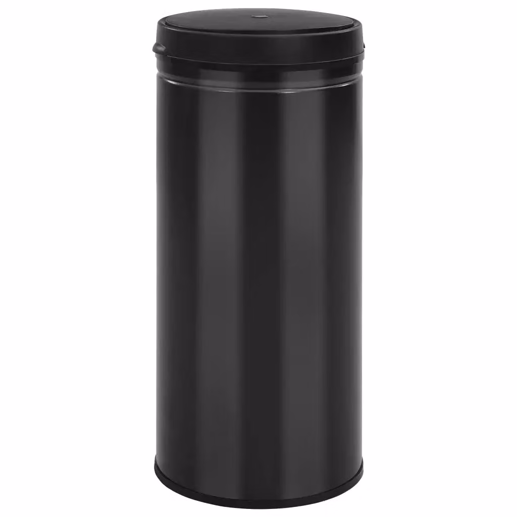 Pattumiera Automatica con Sensore da 80 L in Acciaio al Carbonio Nero CFW6683536 – 2