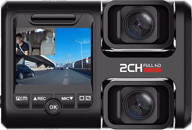 Registratore dati auto HD Visione notturna 360 gradi Panorama doppia lente Wireless 24 ore di monitoraggio parcheggio WIFI+GPS versione