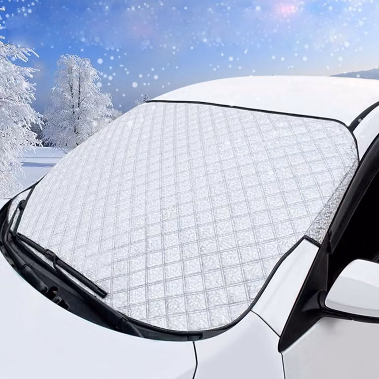 Copertura parabrezza, protezione solare, auto, protezione antigelo, inverno, copertura per finestrini auto, parasole, copertura parabrezza, copertura grande, 150 x 100 cm
