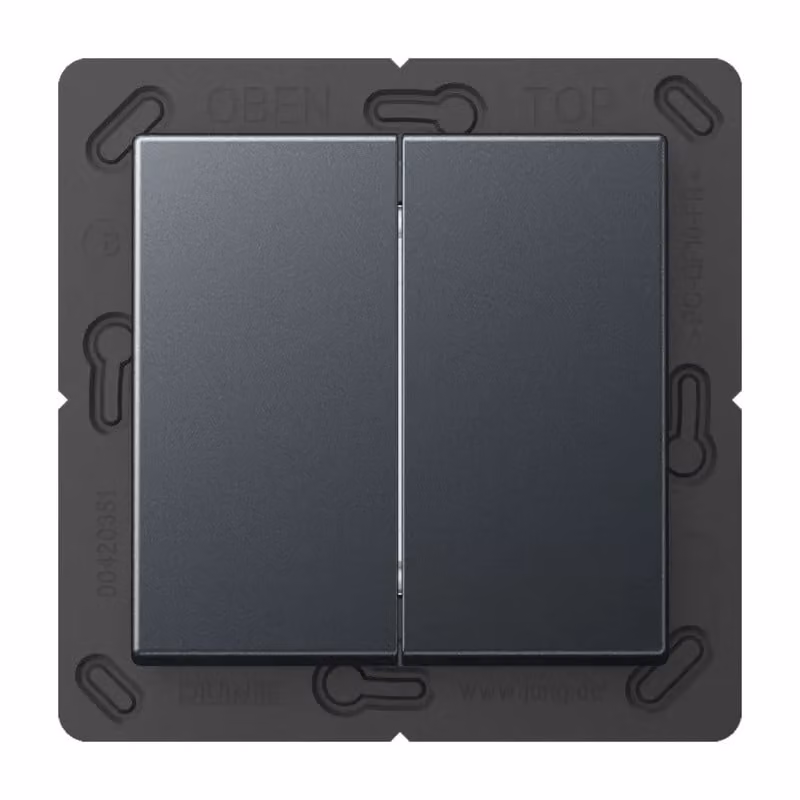 Jung ENOA595ANM Trasmettitore da parete wireless EnOcean, antracite opaco