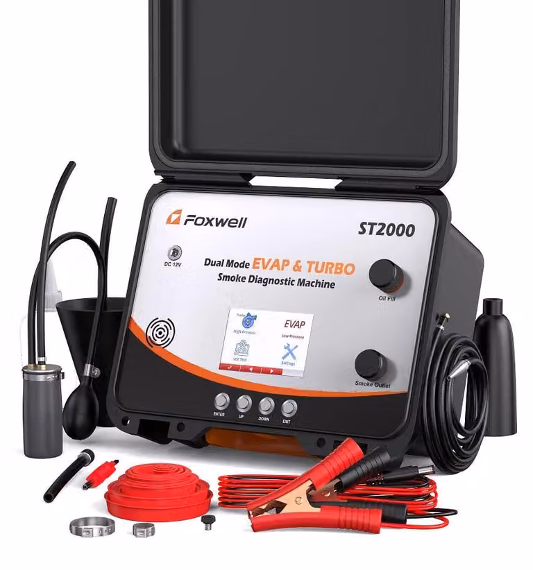 Tester per sistemi di rilevamento fumo negli autoveicoli - Generatore di fumo - Rilevatore di perdite - Generatore di fumo - Tester di fumo - Doppie modalità di test