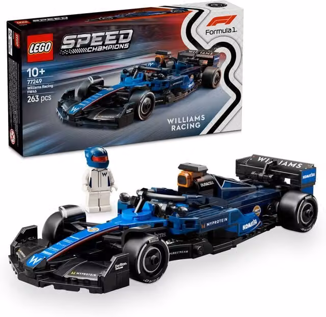 Lego Speed Champions Auto da corsa F1 Williams Racing FW46 blu
