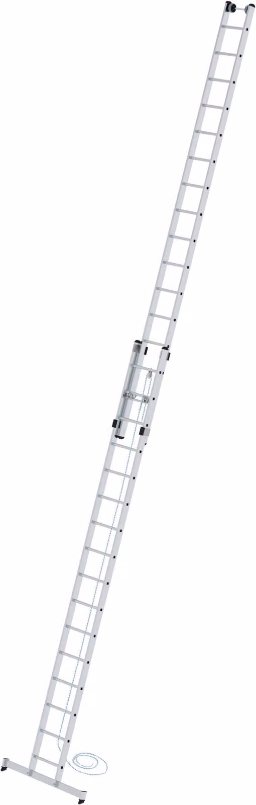 Scala di accesso a fune in 2 parti con traversa nivello® 2x16 pioli