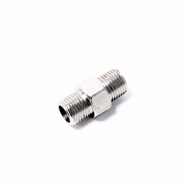 Adattatore connettore aerografo con 2 accessori per tubo aria AG da 9,51 mm (1/8")