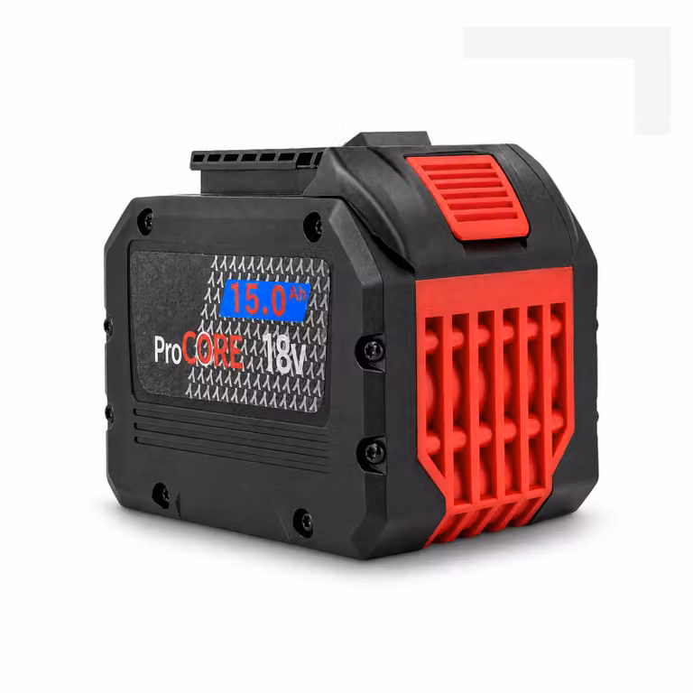 Batteria ProCORE da 18 V – 15,0 Ah – Batteria di ricambio ad alte prestazioni compatibile con Bosch Professional – Batteria agli ioni di litio con lunga autonomia