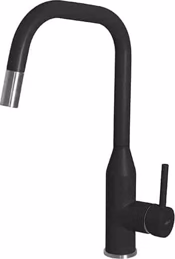 Rubinetto Miscelatore Cucina Elleci Dora Plus Keratek Plus Nero Assoluto MKKDRP86
