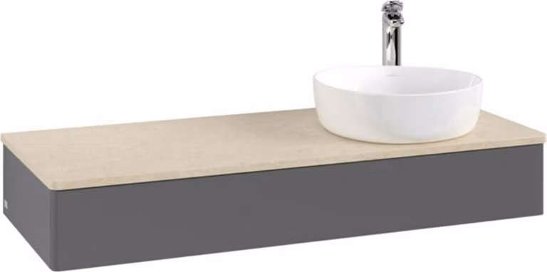V&B Mobiletto senza struttura frontale Antao 120x19x50cm, HL, WBP botti., A m Lac