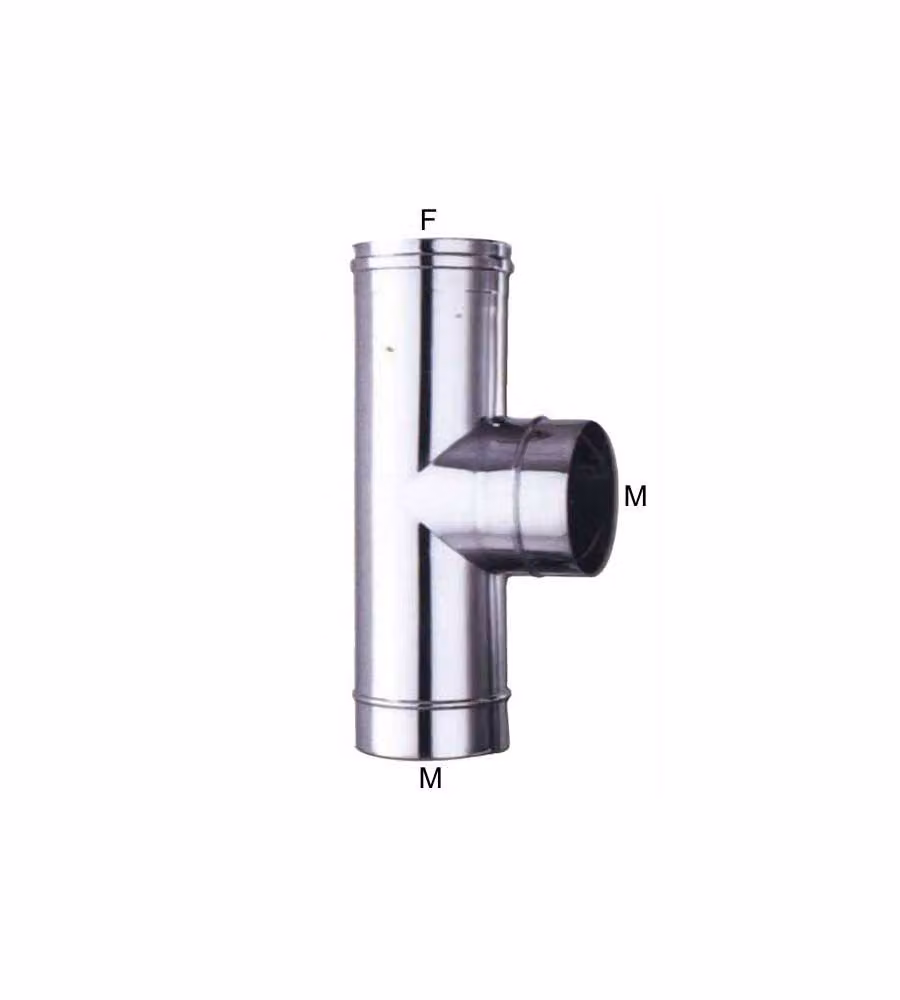 Gomito T Inox 12 Laterale M Ala