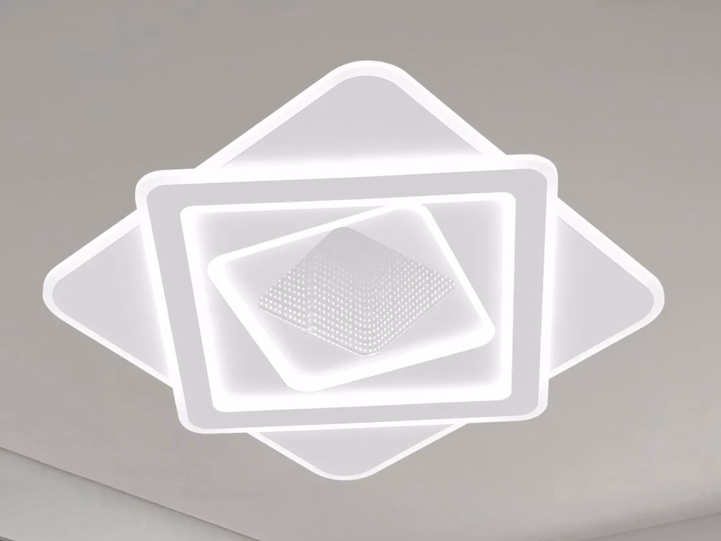 Lampada a sospensione a LED NEDES, 130W, con telecomando - J1355/W