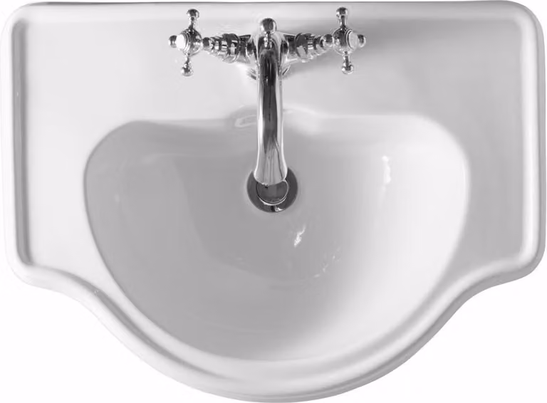 Sapho Kerasan Retro - Lavabo in Vetroceramica 620x455 mm, bianco 103001