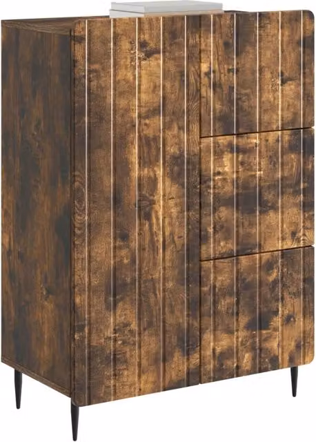 Credenza Buffet Design In in Rovere Fumo, L/P/H: 66 x 34,5 x 91,5 cm
