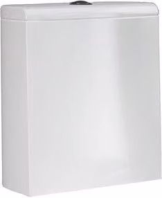 Cassetta completa per vaso monoblocco Illusion Iperbriko in ceramica bianca con doppio scarico