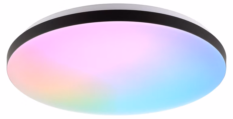 Brilliant G80964/76 Livio Lampada da soffitto LED 38,5 cm Metallo/plastica bianco/nero LED integrato