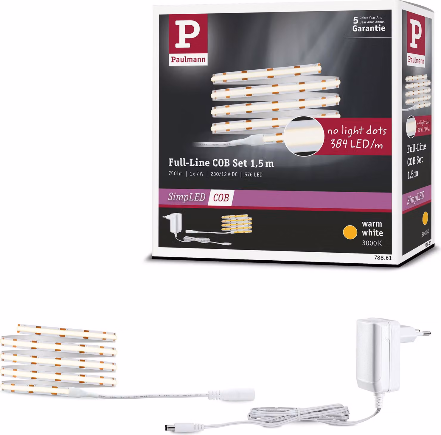 Paulmann SimpLED Striscia LED Full-Line COB Set completo