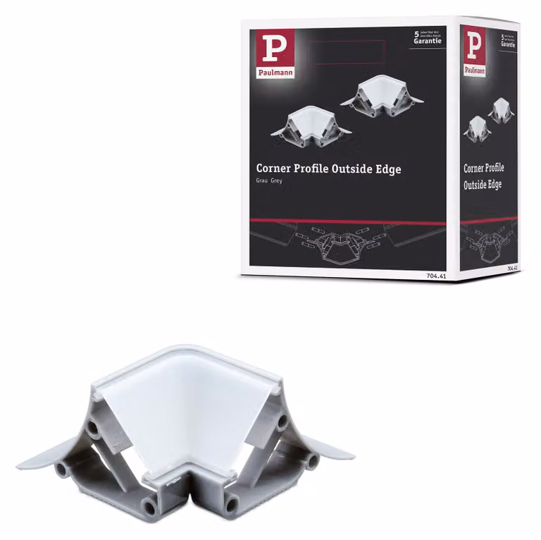 Paulmann Striscia LED Profilo Angolare Bordo Esterno Set di 2