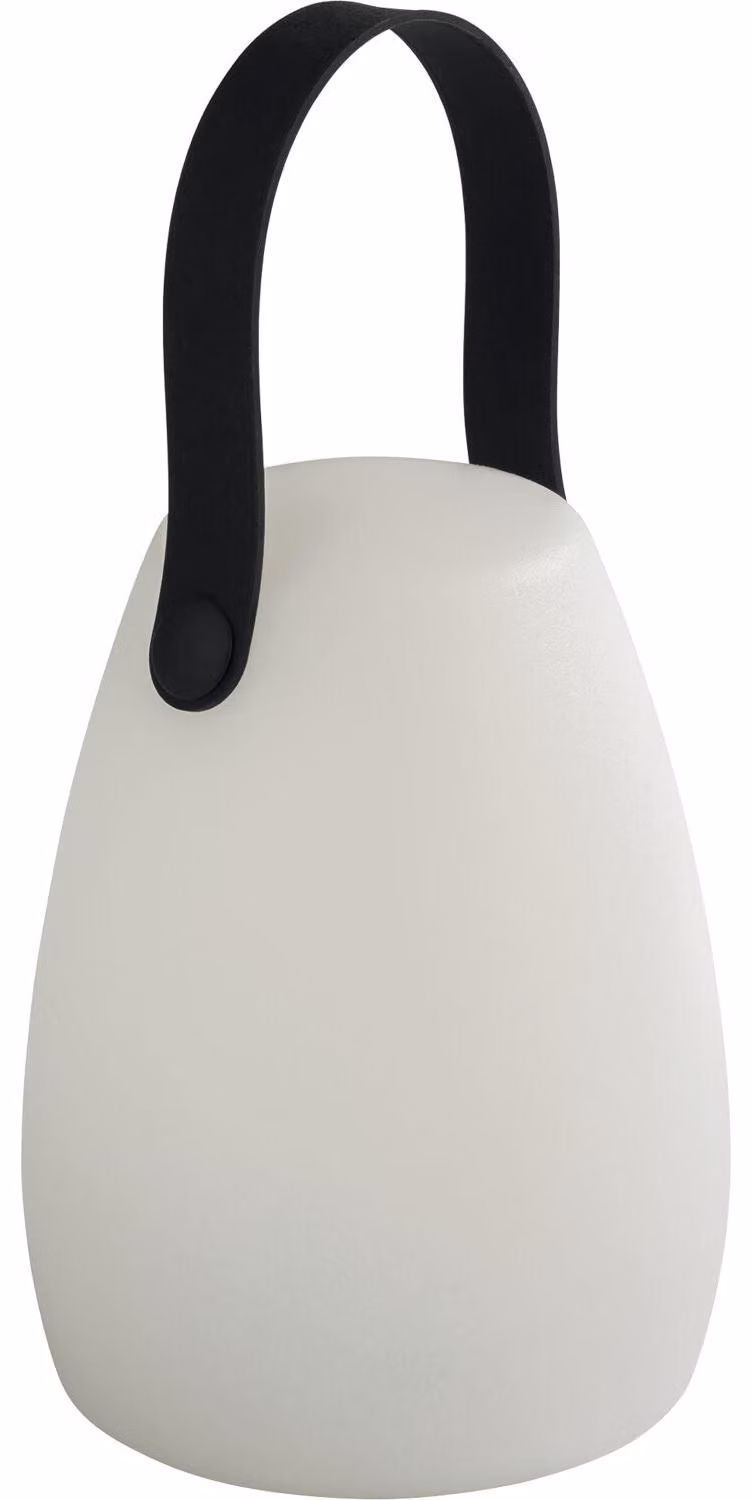 Lampada da tavolo APS Niels, altezza: 160 mm, bianca
