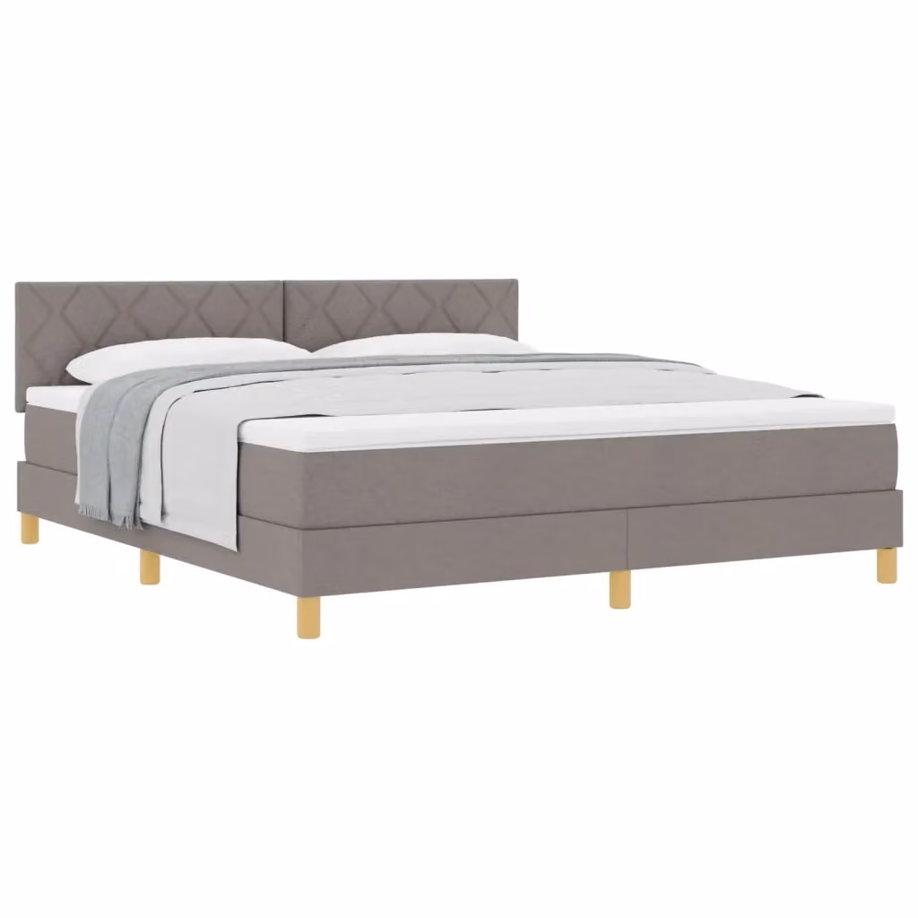 Letto ibrido con cassettiera vidaXL in tessuto beige e grigio L: 180 cm, P: 200 cm, H: 280 cm – 2