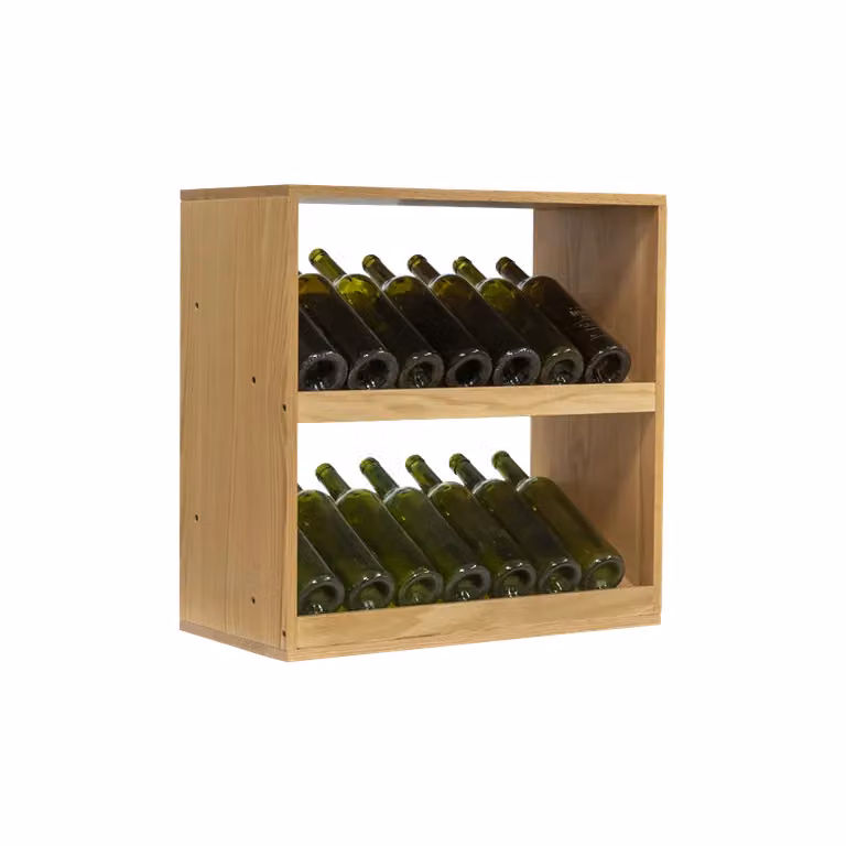 Portabottiglie 60x60x30 cm (Label-view) - mQuvée