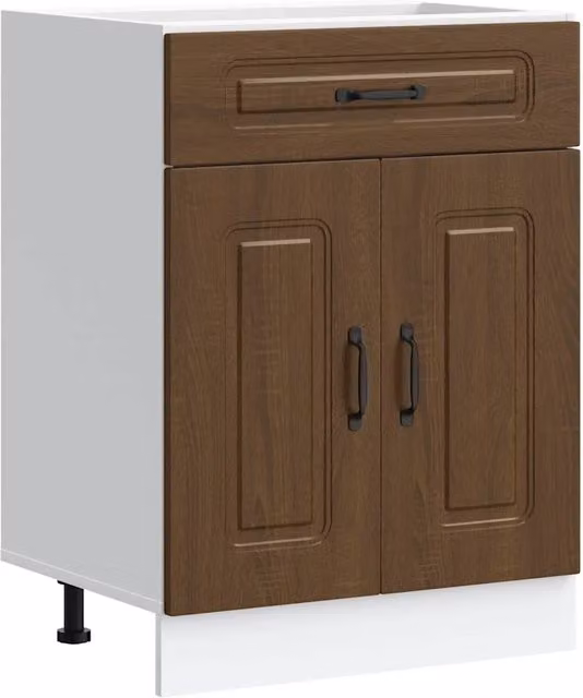 Pensile da cucina | Base da Cucina Kalmar Rovere Marrone in Legno Multistrato