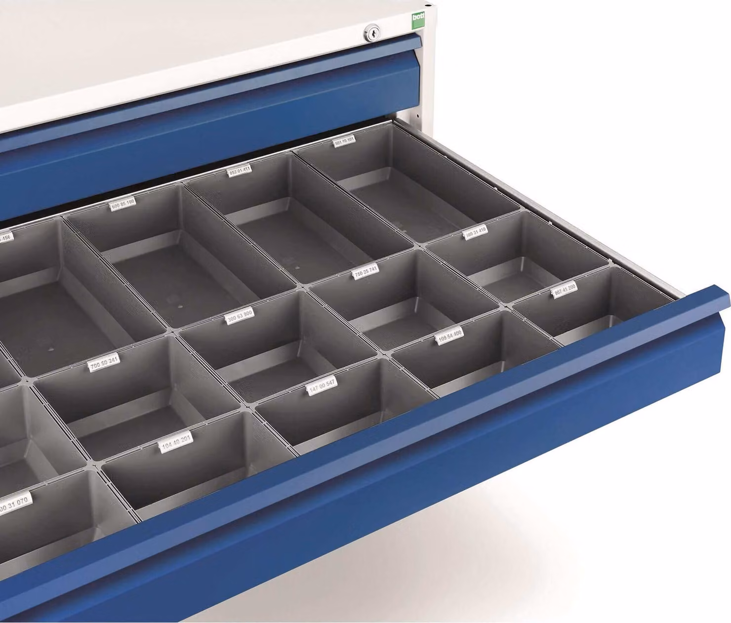 Bott Cubio Gamma con 13 vassoi 65x65 cassetto