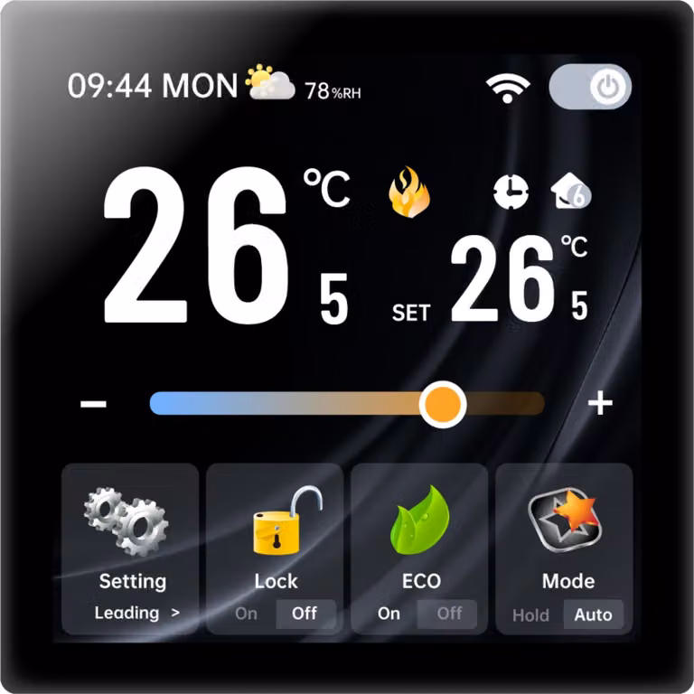 Termostato WiFi NICE SMART – Regolatore intelligente per riscaldamento a pavimento