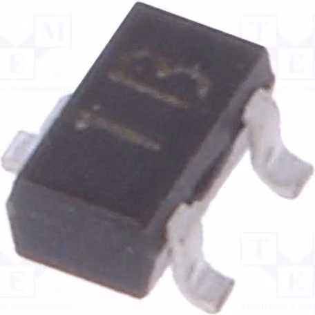 1 transistor: NPN, tipo SOT323, NTE2646, transistor bipolare SMD, 200mW, 65V, 0,1A