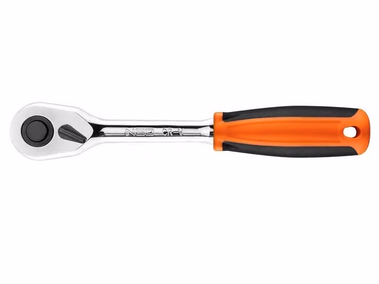 NEO TOOLS Cricchetto 1/2'', 45 denti, diritto, 250 mm