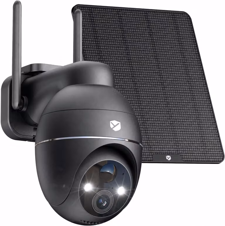 Telecamera esterna wireless - Risoluzione 2K QHD - Rotazione PTZ a 360° - Connessione Wi-Fi