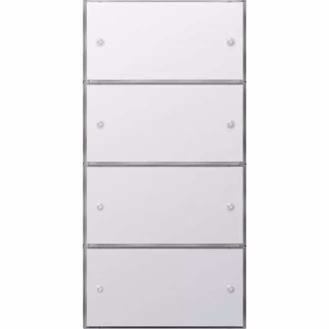 Gira 2035112 Sensore a pulsante KNX Comfort a 4 vie (2+2) Bianco puro