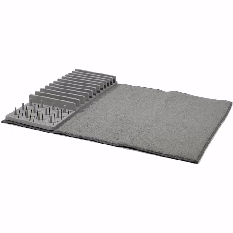 Scolapiatti con tappetino in plastica grigio Gusto Casa L: 60 cm, P: 45 cm