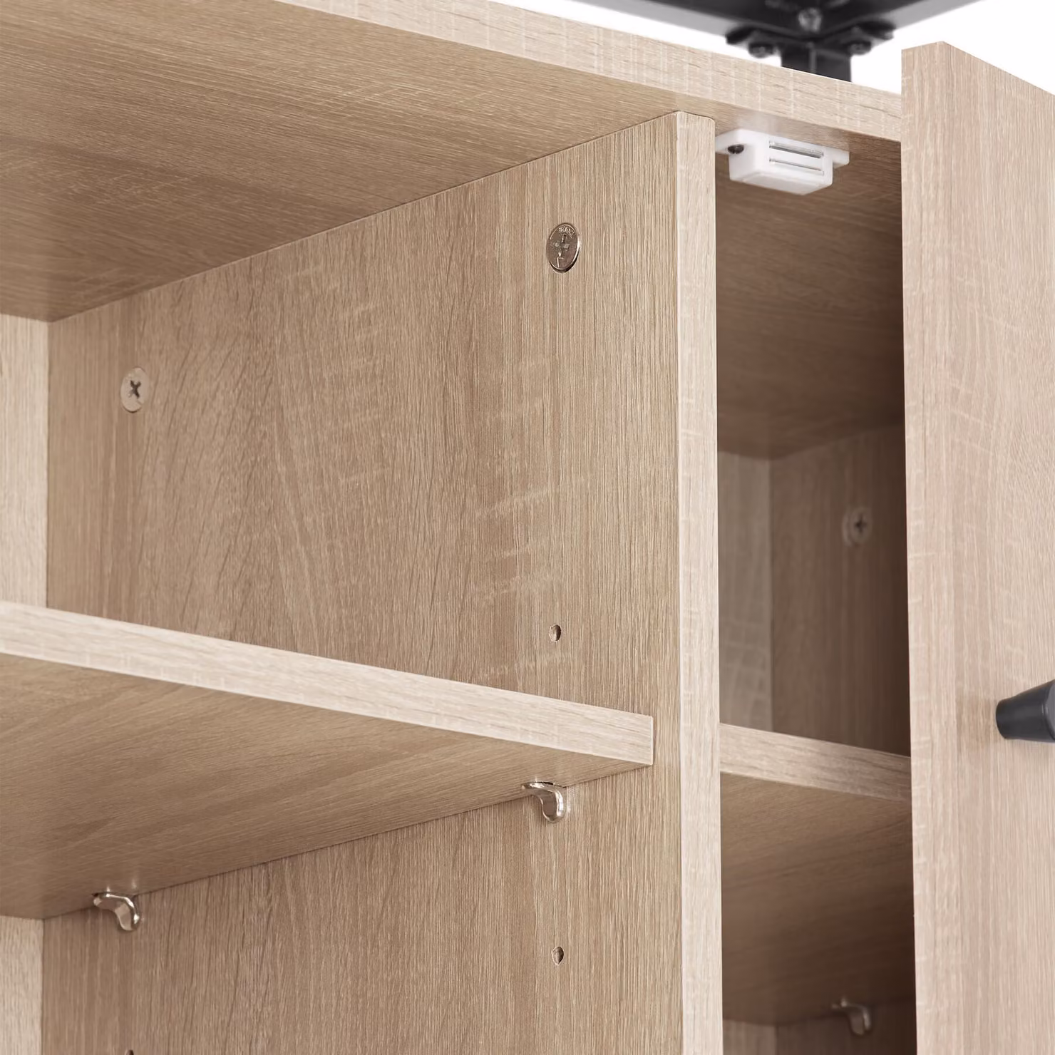 Credenza Oldham TecTake in stile industriale con finitura rovere, L: 100 cm, P: 38 cm, H: 80,5 cm – 1