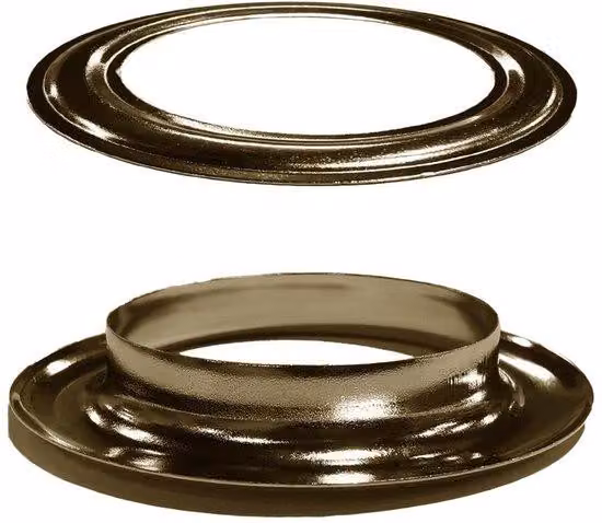 Set di occhielli metallici - 50 pezzi - Occhielli con occhiello metallico - Utensile per recinzioni da giardino - varie dimensioni - materiali robusti - per lavori di giardinaggio