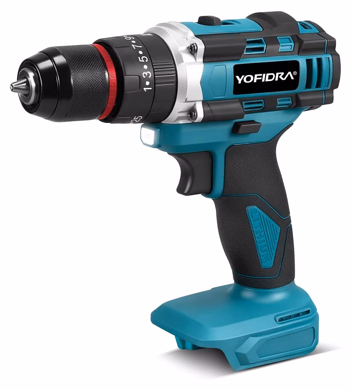 Trapano avvitatore a batteria multifunzione 3-in-1 - 18V - 60 Nm - 2 velocità - 25+3 livelli di coppia - Mandrino autoserrante da 10 mm - Senza batteria