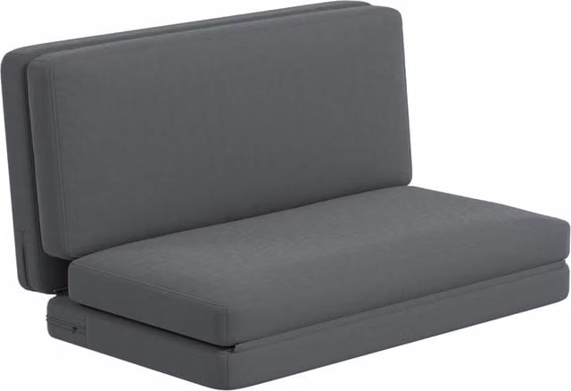 Poltrona Relax Pieghevole Minimal Grigio Scuro