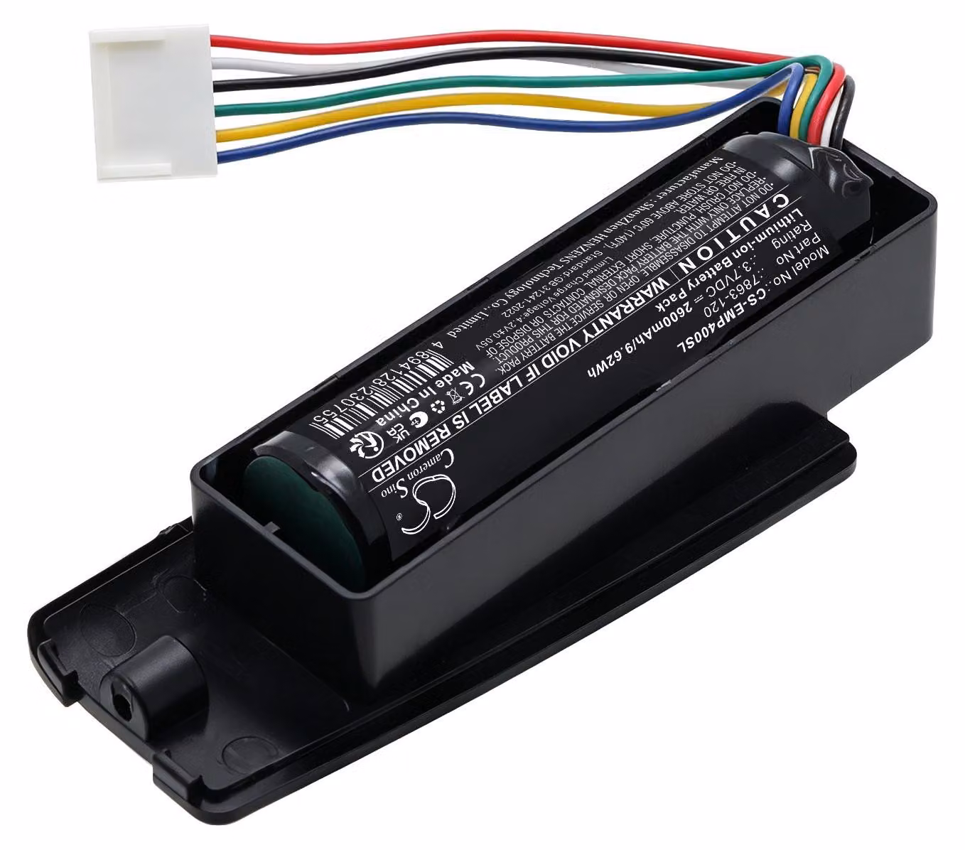 TECHTEK Batteria compatibile con [Emerson] MP4000 sostituisce 7863-120