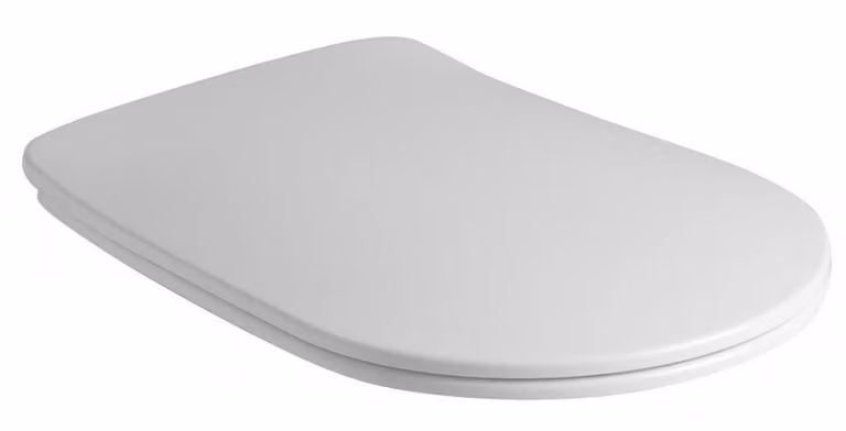 Sapho Kerasan Nolita - Sedile per WC Slim, in duroplast, Soft Close, bianco 539101