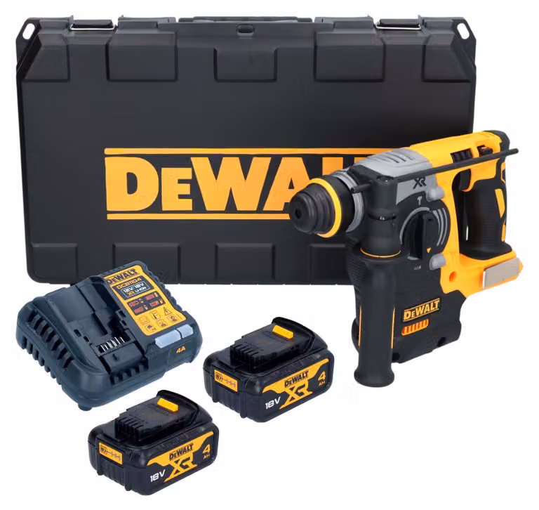 Martello combinato a batteria DeWalt DCH 273 M2 18 V 2,1 J SDS Plus Brushless + 2x batteria 4,0 Ah + caricabatteria + valigetta