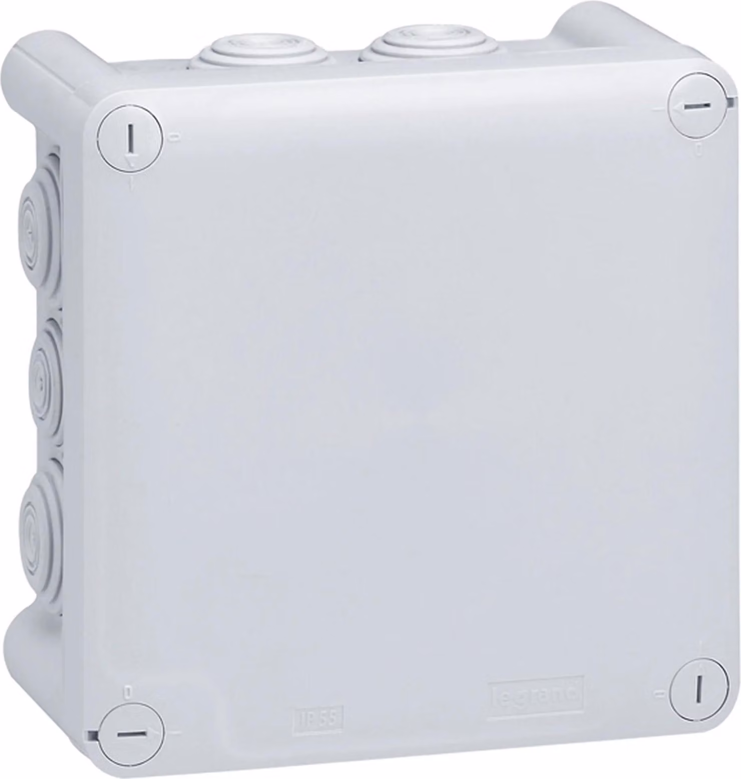 Legrand FR Scatola di derivazione IP55, 130x130x74 mm Membrana, coperchio a chiusura rapida, 1 pz.