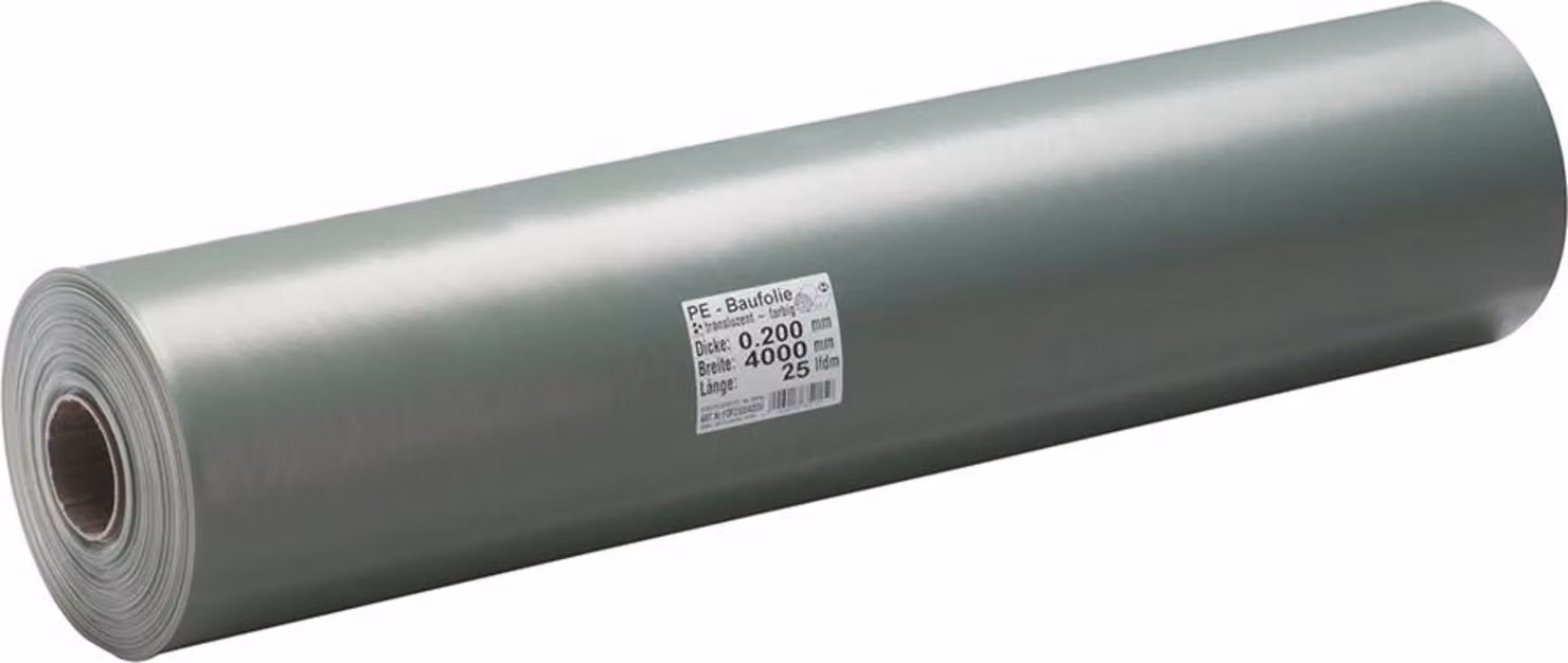 Pellicola da costruzione Hammerl Trasparente GKV 120, 4 x 50 m