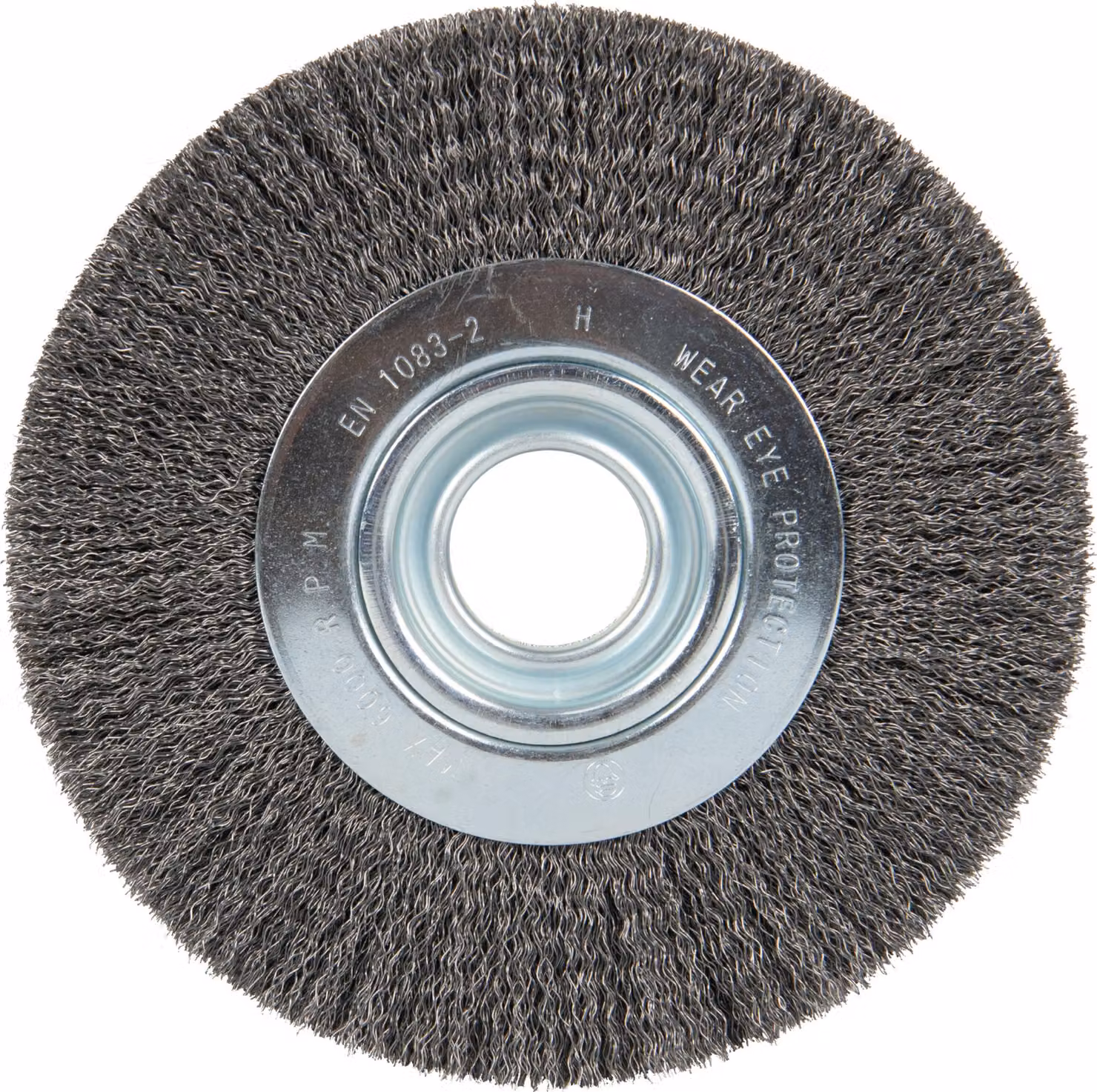 Klingspor BR 600 W Spazzola circolare ondulata, 115 x 15 mm, filettatura M 14, 0,3 mm, acciaio